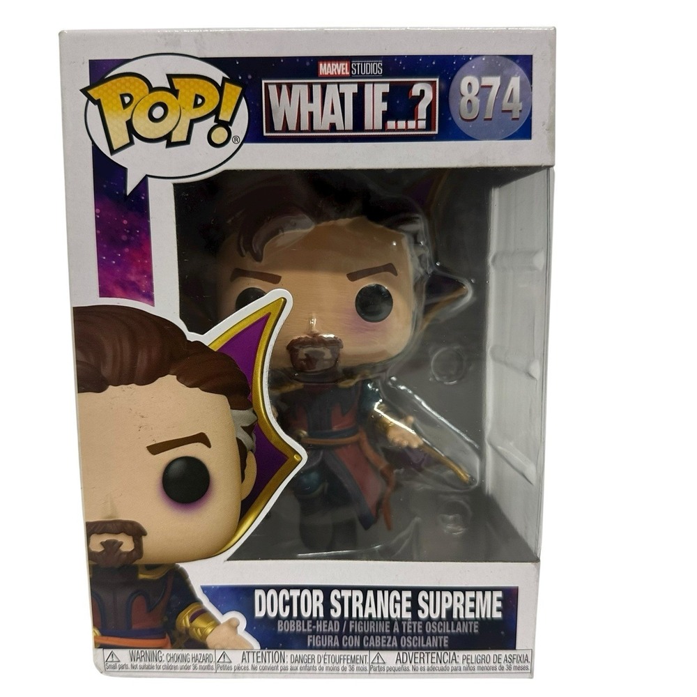 Funko POP Marvel What If Doctor Strange Supreme 874 Collector Corps Exclusive